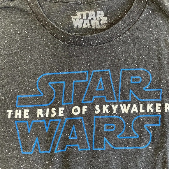 Star Wars Our Universe Tee Shirt Medium Black Cotton Blend Textured‎ - Picture 3 of 4